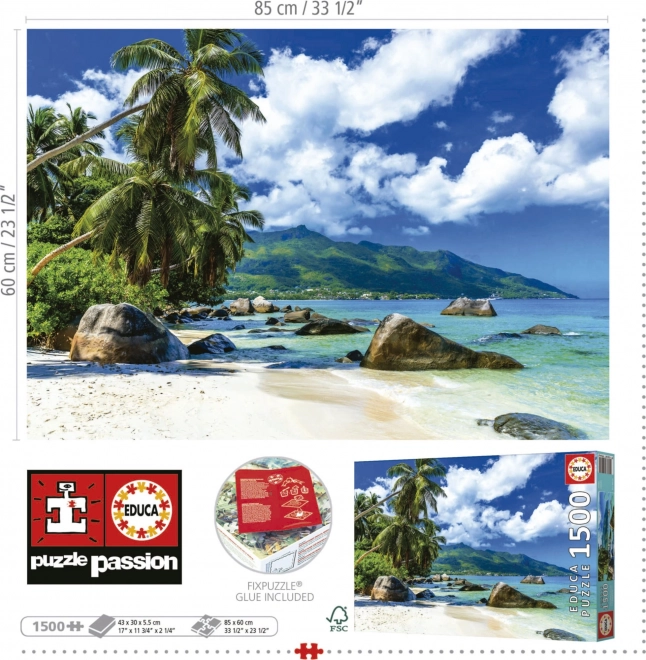 Educa Puzzle Seychelles 1500 Pieces