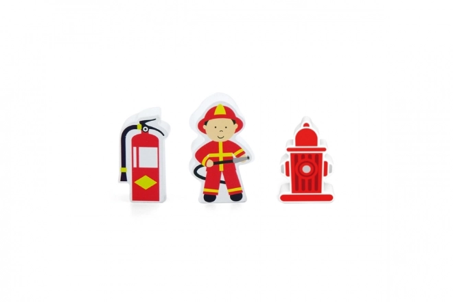 Wooden Firefighter Figures