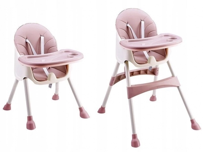 2-in-1 Pink Feeding Chair by EcoToys