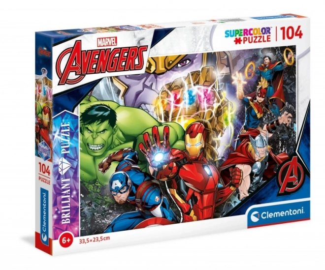 Marvel Clementoni Puzzle Brilliant 104 Pieces