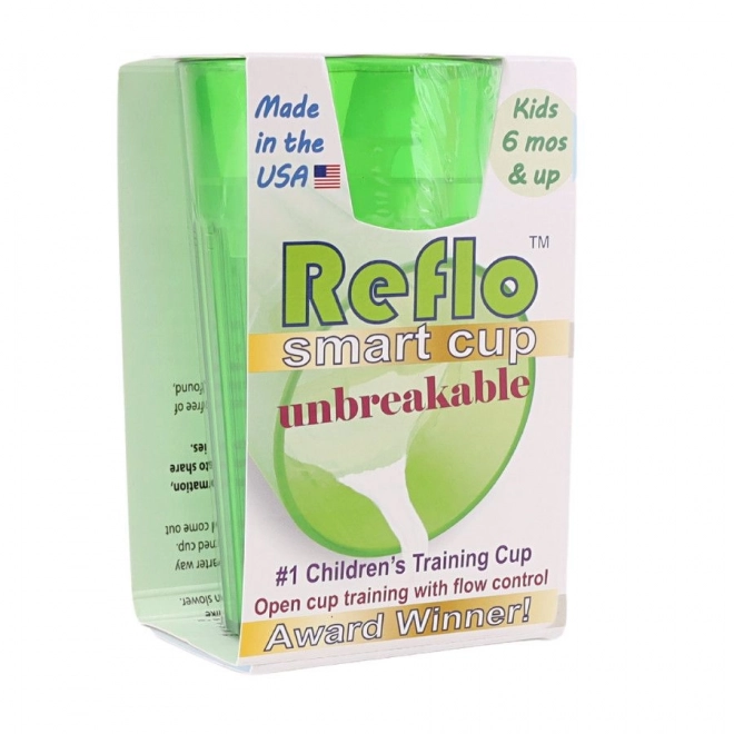 Reflo unbreakable children's training cup green