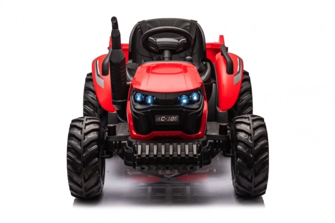 Red Electric Ride-On Tractor