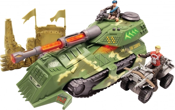 The Corps carro armato Titan con soldati 39 cm