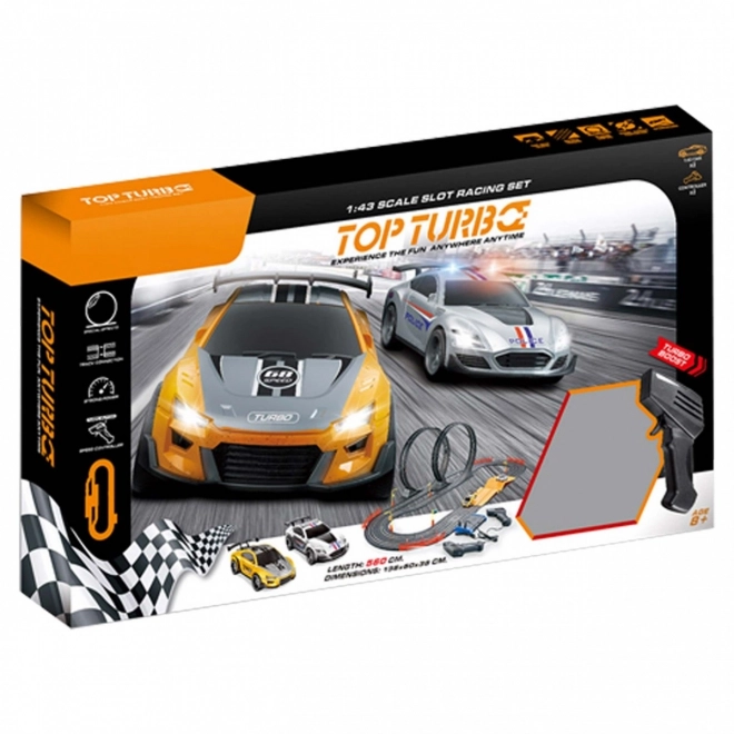 Race track with 2 loops