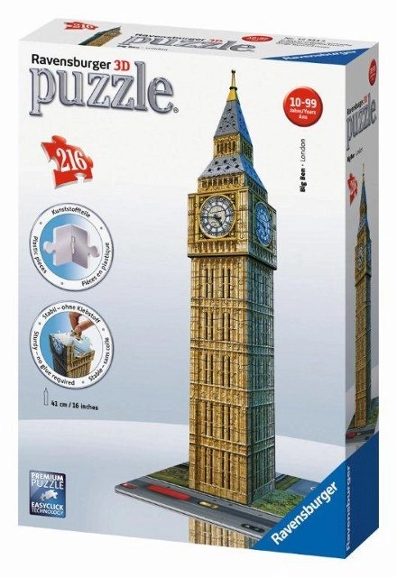 Big Ben 3D Puzzle 216 Pieces