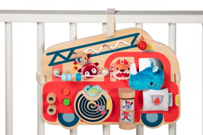 Wooden Activity Panel - Fire Truck