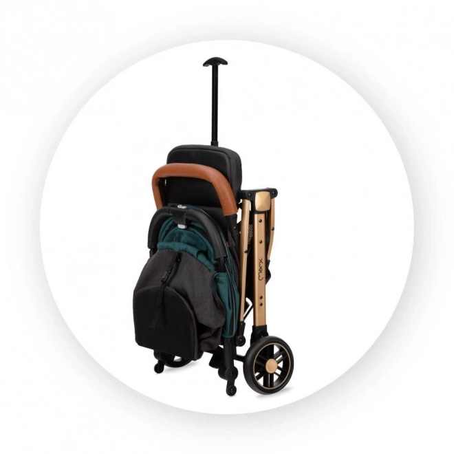 Sport Stroller MoMi Estelle Green with Gold Frame