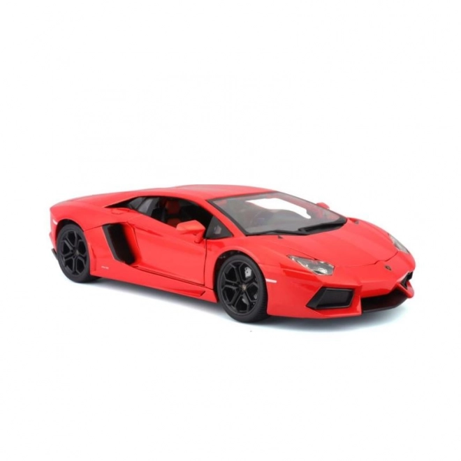 Bburago Lamborghini Aventador LP700-4 Diecast Model in Metallic Orange