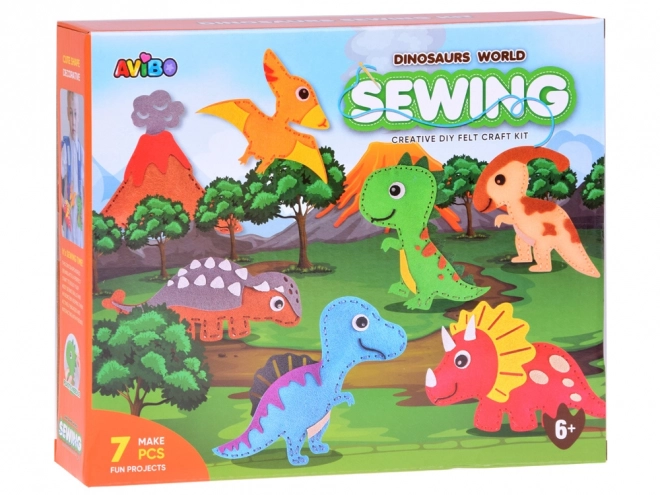 Dinosaur DIY Sewing Set