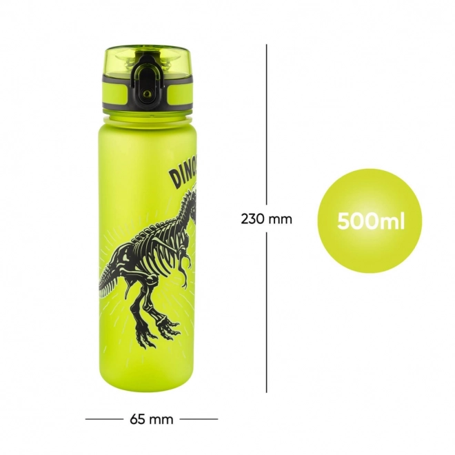 Baagl Tritan Water Bottle Dinosaurs, 500 ml