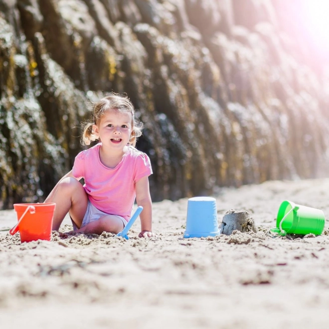 Bigjigs Toys Light Blue Silicone Beach Bucket