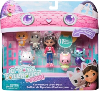 Gabby’s Magische Huis: De Film – Multiverpakking Figurenset Kattenvrienden (11 stuks)