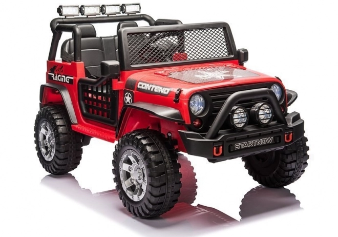 Red Battery-Powered Ride-On Vehicle