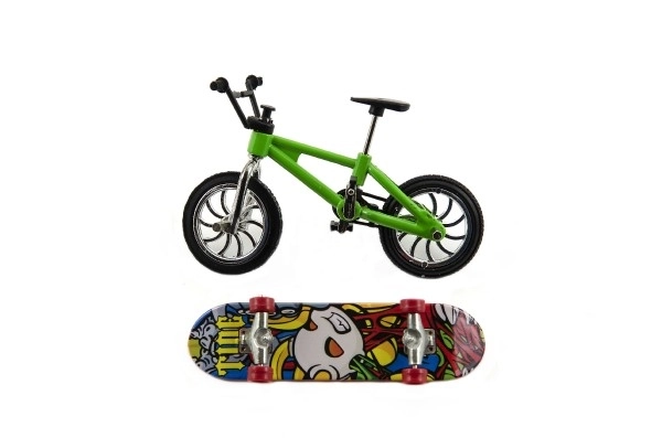 Freestyle Finger BMX and Skateboard Toy Set