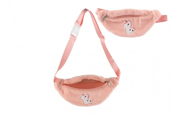 Plush Unicorn Waist Bag for Kids