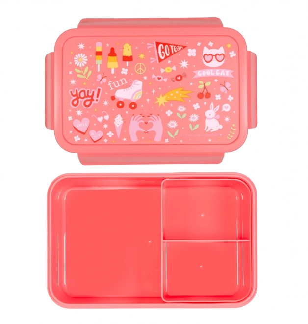 Coral Pink Kids Lunch Box