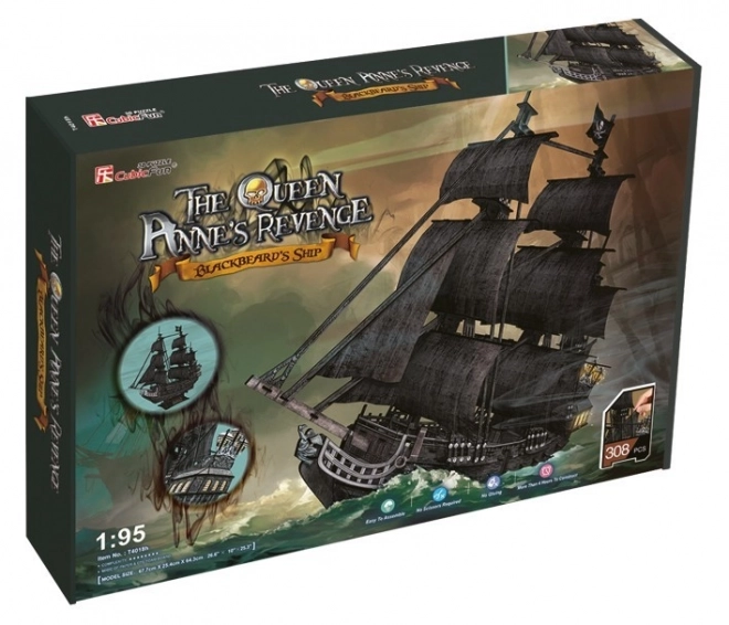 3D Puzzle Queen Anne's Revenge Pirate Ship