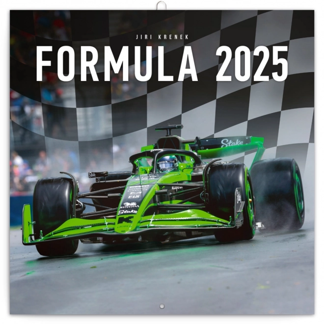 Formula 1 Illustrated Calendar by Jiří Křenek 2025