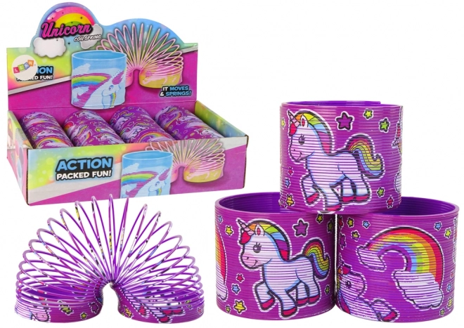 Iconic Purple Unicorn Relaxation Spring