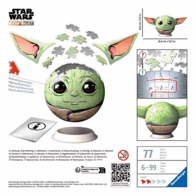 Star Wars Baby Yoda Puzzle Ball