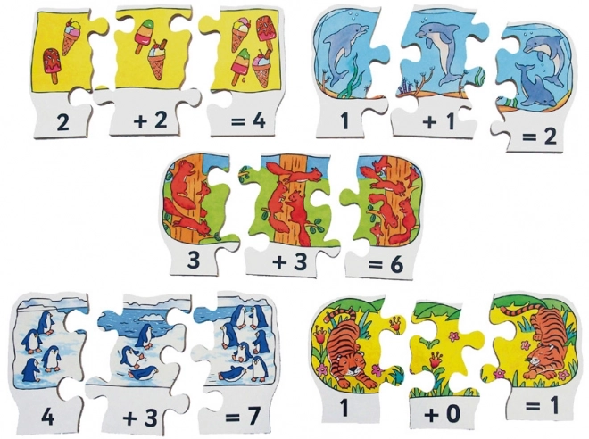 Addition Wooden Puzzle Set - Just Jigsaws