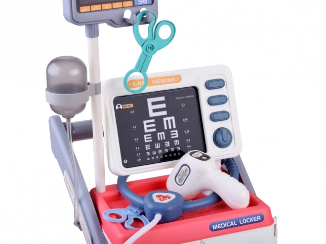 Medical Trolley Set for Little Doctors