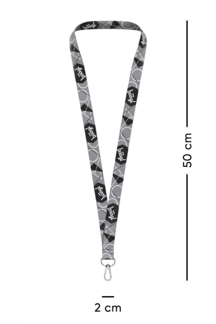 Baagl Keychain Lanyard Gray