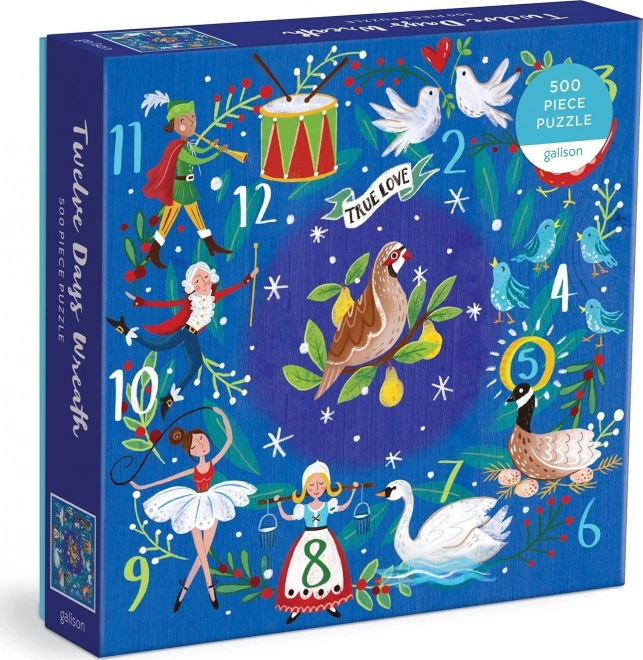 Galison puzzle Dvanajst božičnih dni