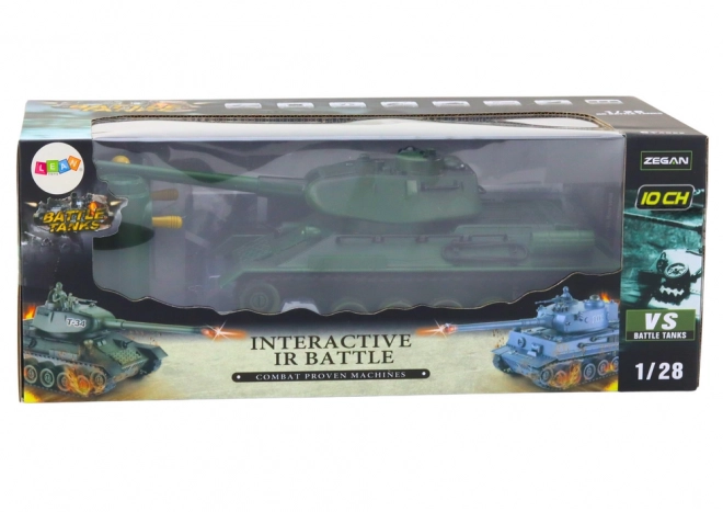 Remote Controlled Military Tank with Rotating Tower