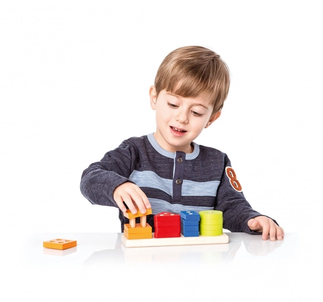 Cubika Shape Sorting Wooden Puzzle