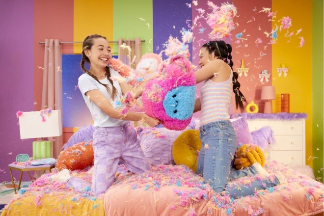 Rainbow Fluffie Stuffiez Pillow