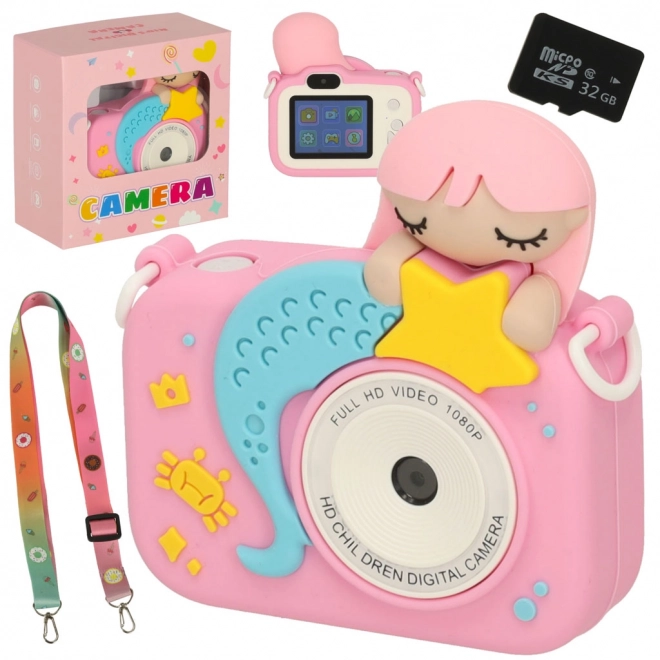 Digital camera for kids pink