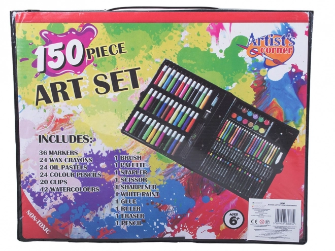 Art Set in Carry Case 150 Pieces