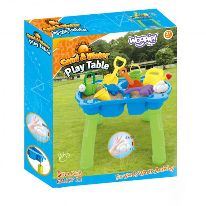 Woopie Dual Water and Sand Activity Table