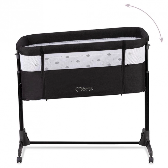 Momi revo dark gray crib