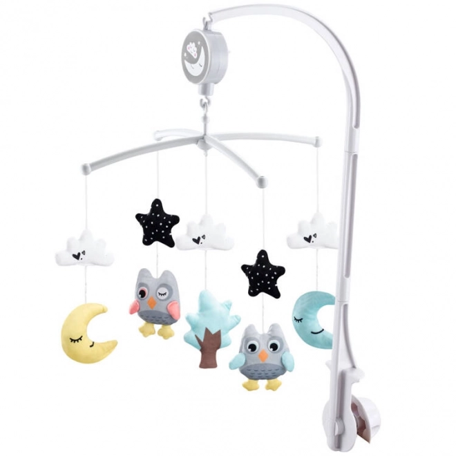 Wind-Up Baby Mobile with Plush Owls