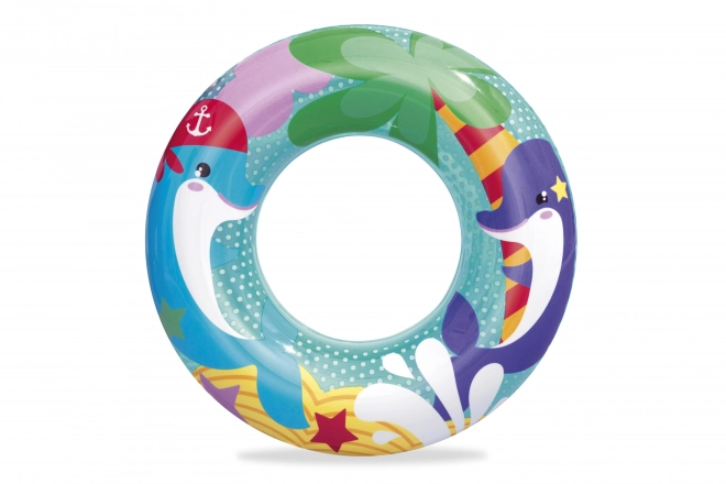 Swimming Ring for Children with Dolphins Bestway Sea Animals