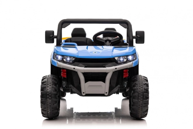 Blue Battery Operated Ride-On Car 4x4