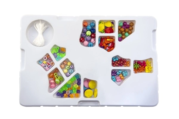 Colorful Plastic Beads with String