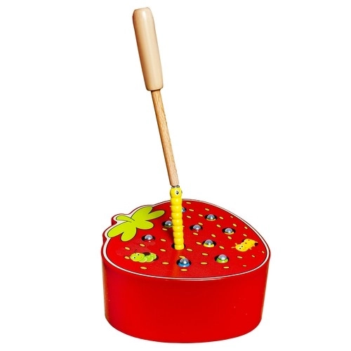 Wooden Magnetic Strawberry Game