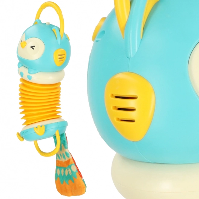 Sensory Owl Accordion Toy with LED Lights for Children