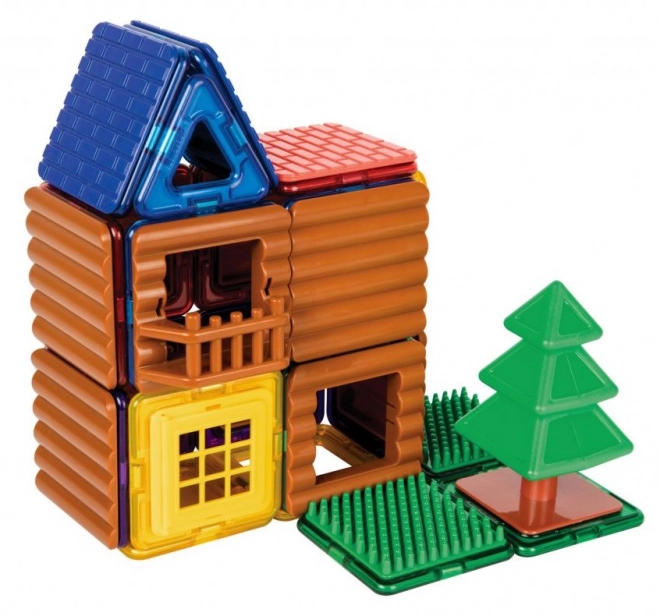 Magformers Log Cabin Building Set