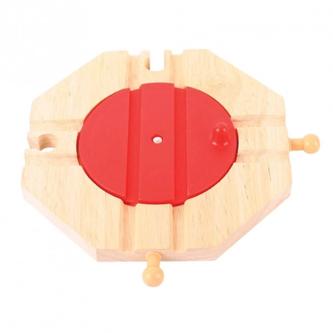 Bigjigs Rail Turntable with 4 Exits