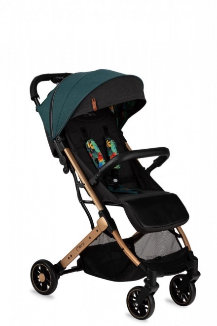 Sport Stroller MoMi Estelle Green with Gold Frame