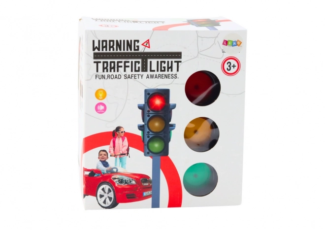 Educational Traffic Light Toy with Sound and Light