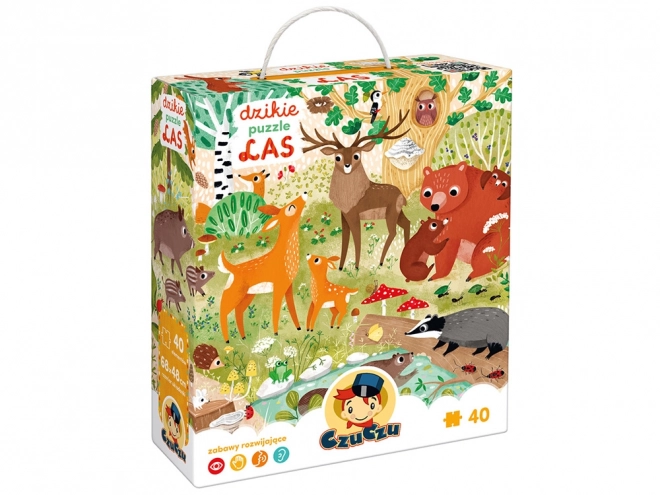 Puzzle Foresta Selvaggia 40 Pezzi