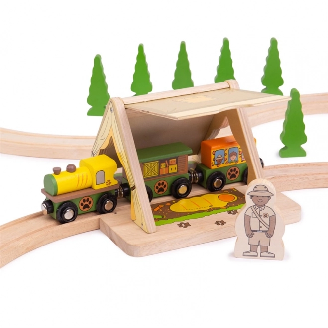 Bigjigs Rail Safari Train Set