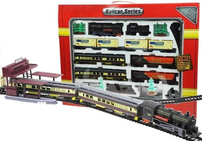 Fenfa Gigant Train Set with 7 Cars and Lights