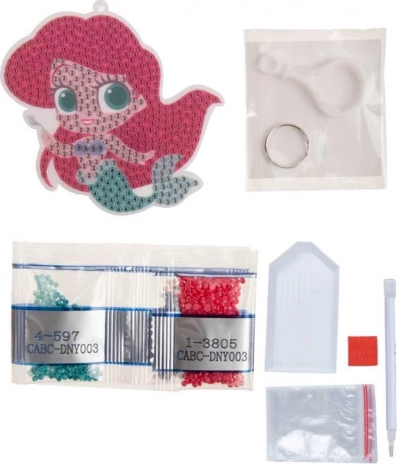 Crystal Art Pendant Little Mermaid