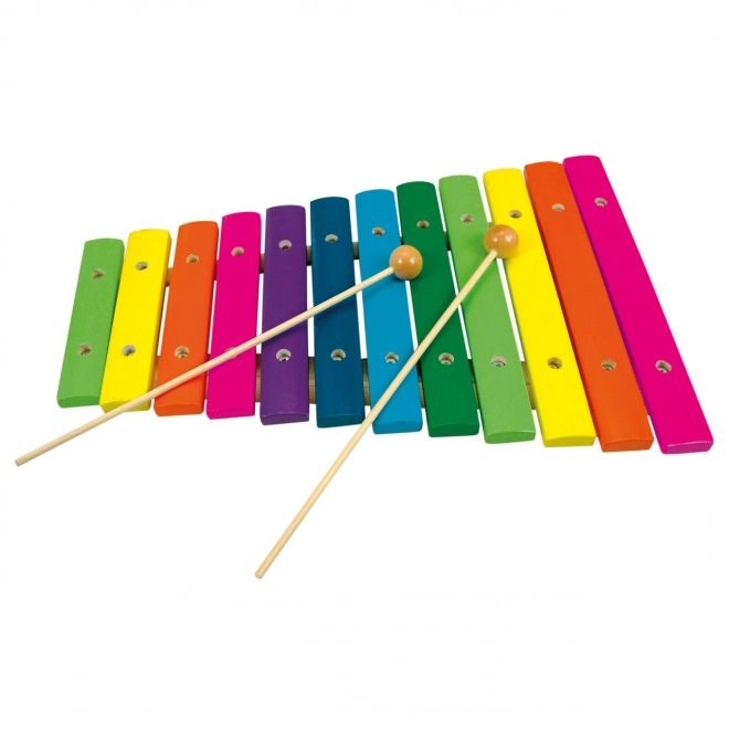 Colorful Wooden Xylophone 12 Tones